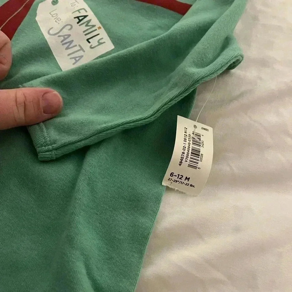 5/$25! Old Navy‎ Christmas-Graphic One-Piece for Baby 6-12 mos - Picture 4 of 4
